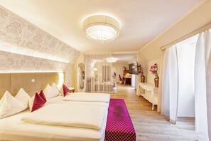 Junior Suite, 1 Double Bed | Hypo-allergenic bedding, in-room safe, individually decorated