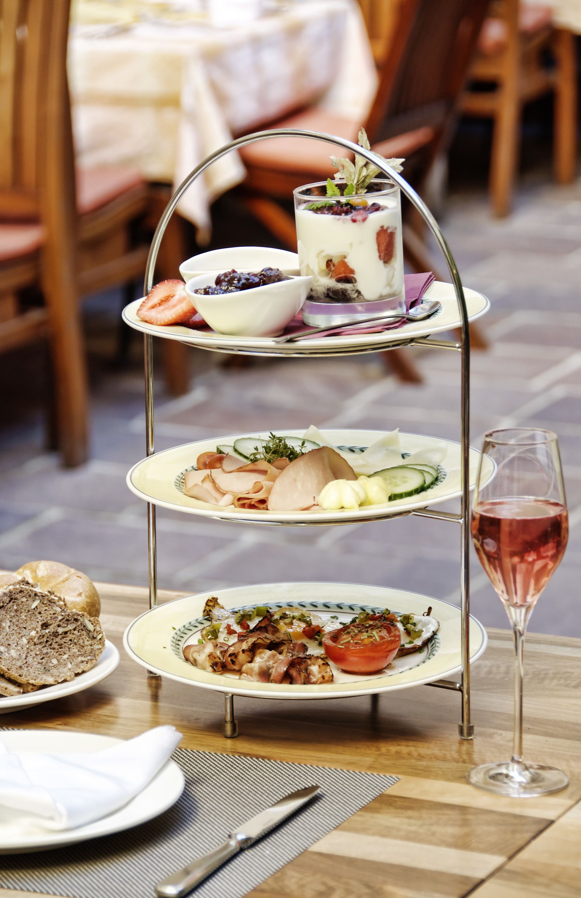 daily buffet breakfast (eur 16.50 per person)