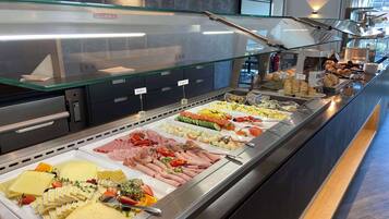 Daily buffet breakfast (EUR 16 per person)