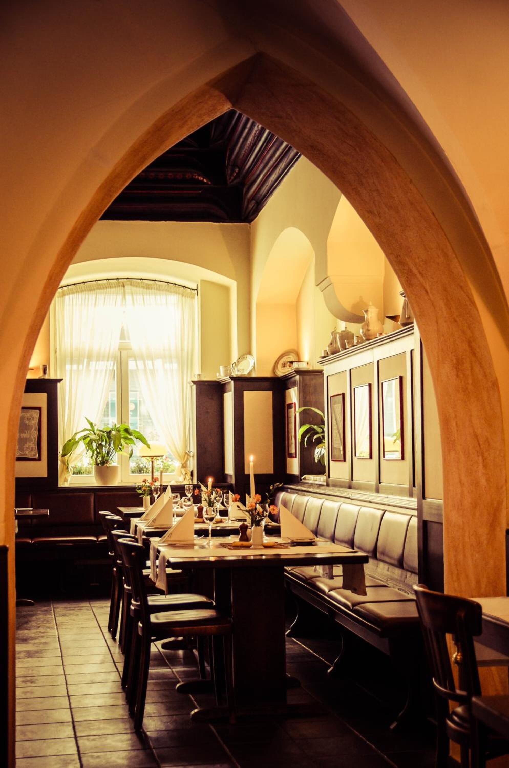 Dinner served, international cuisine