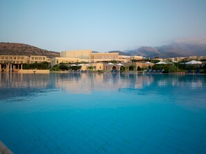 Indoor pool, 2 outdoor pools, pool umbrellas, pool loungers