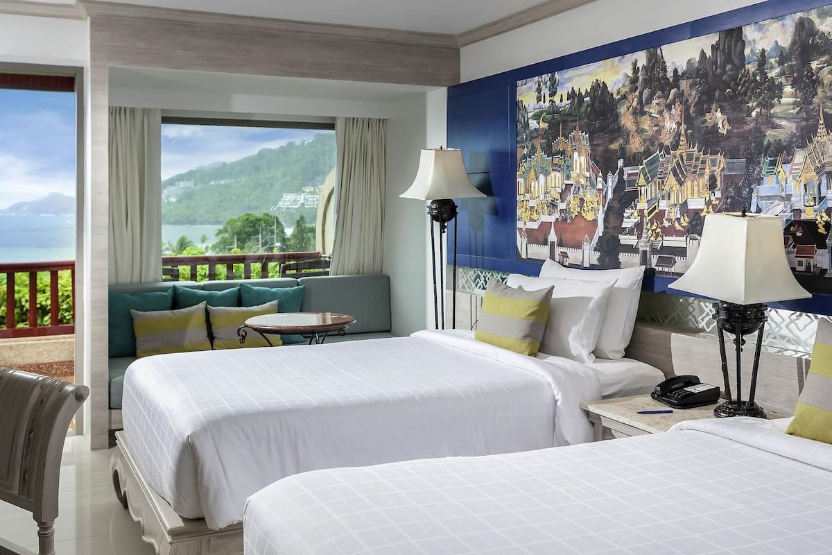 In-room safe, desk, laptop workspace, blackout drapes