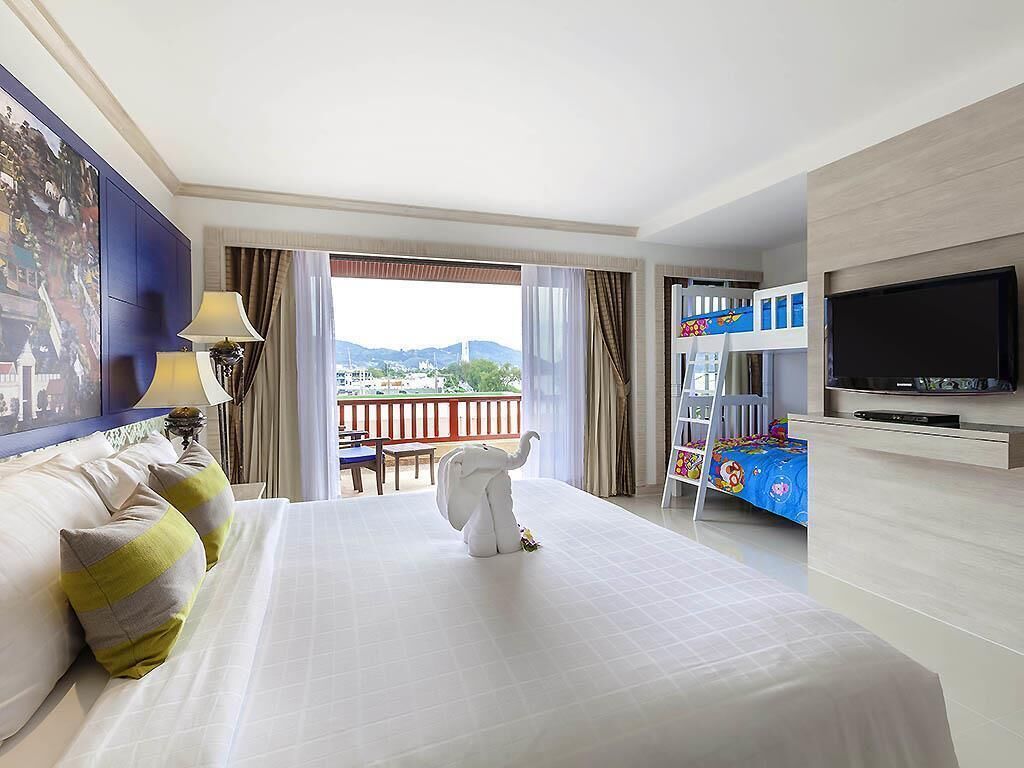 In-room safe, desk, laptop workspace, blackout curtains