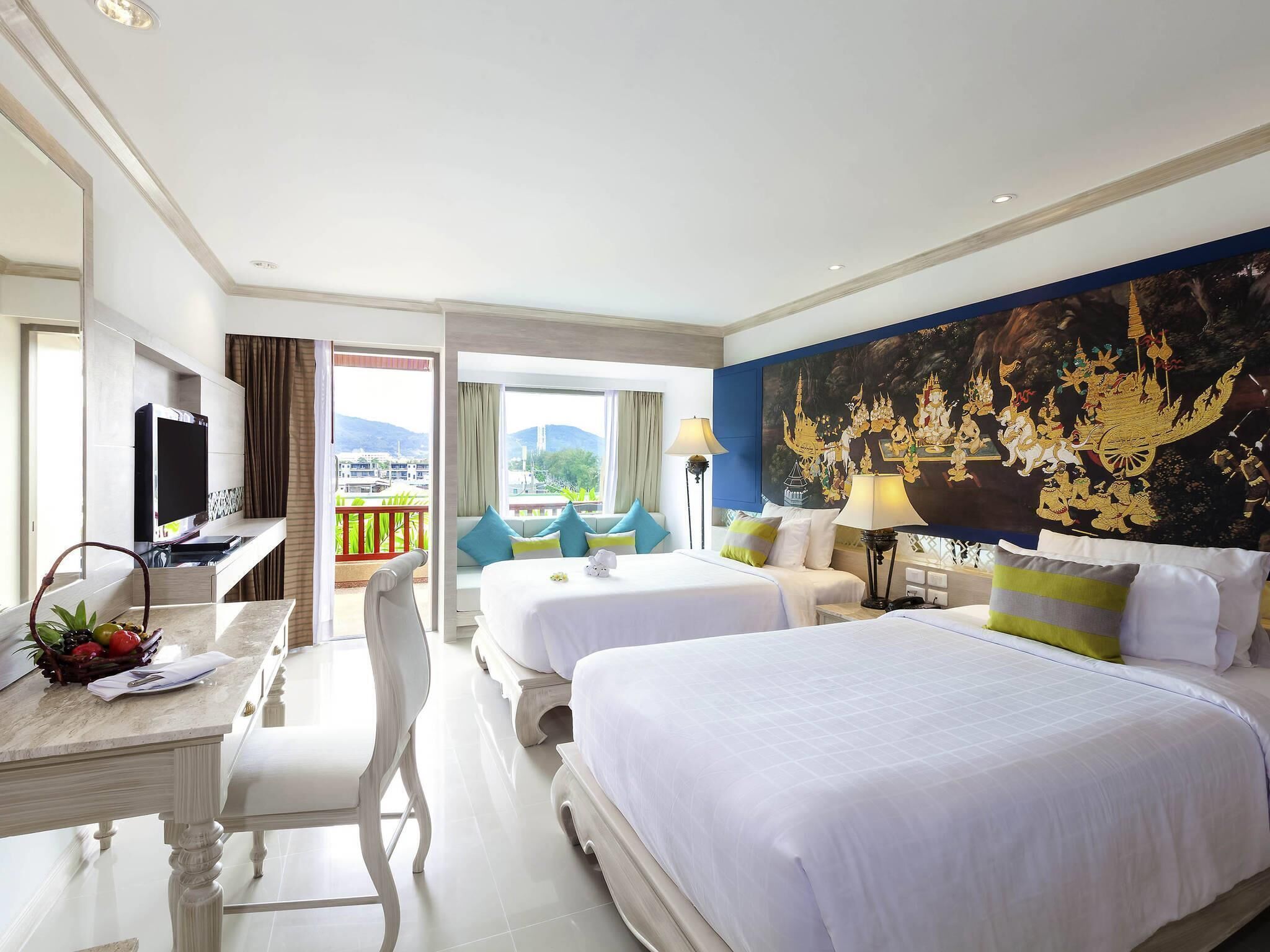 Room, 2 Single Beds | In-room safe, desk, laptop workspace, blackout curtains