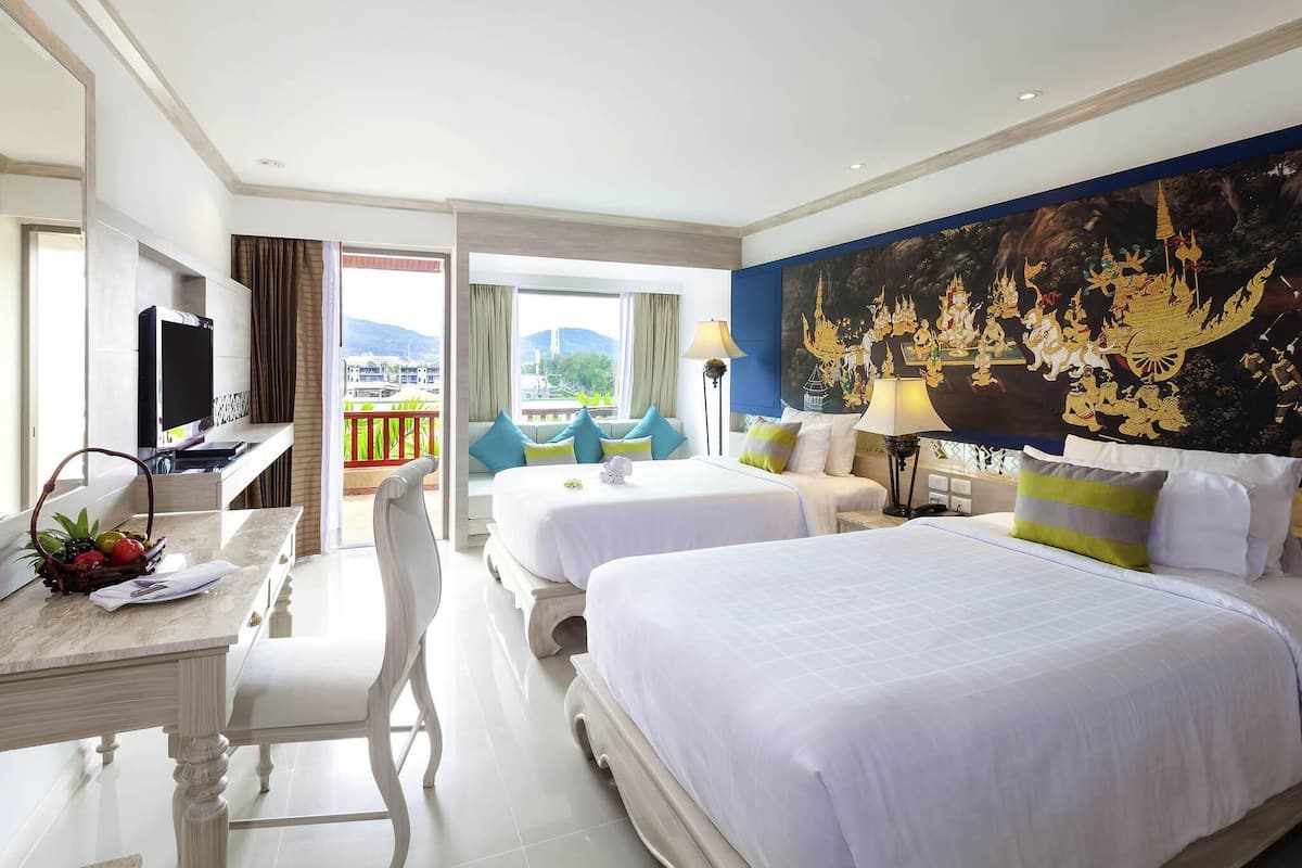 Room, 2 Single Beds | In-room safe, desk, laptop workspace, blackout curtains