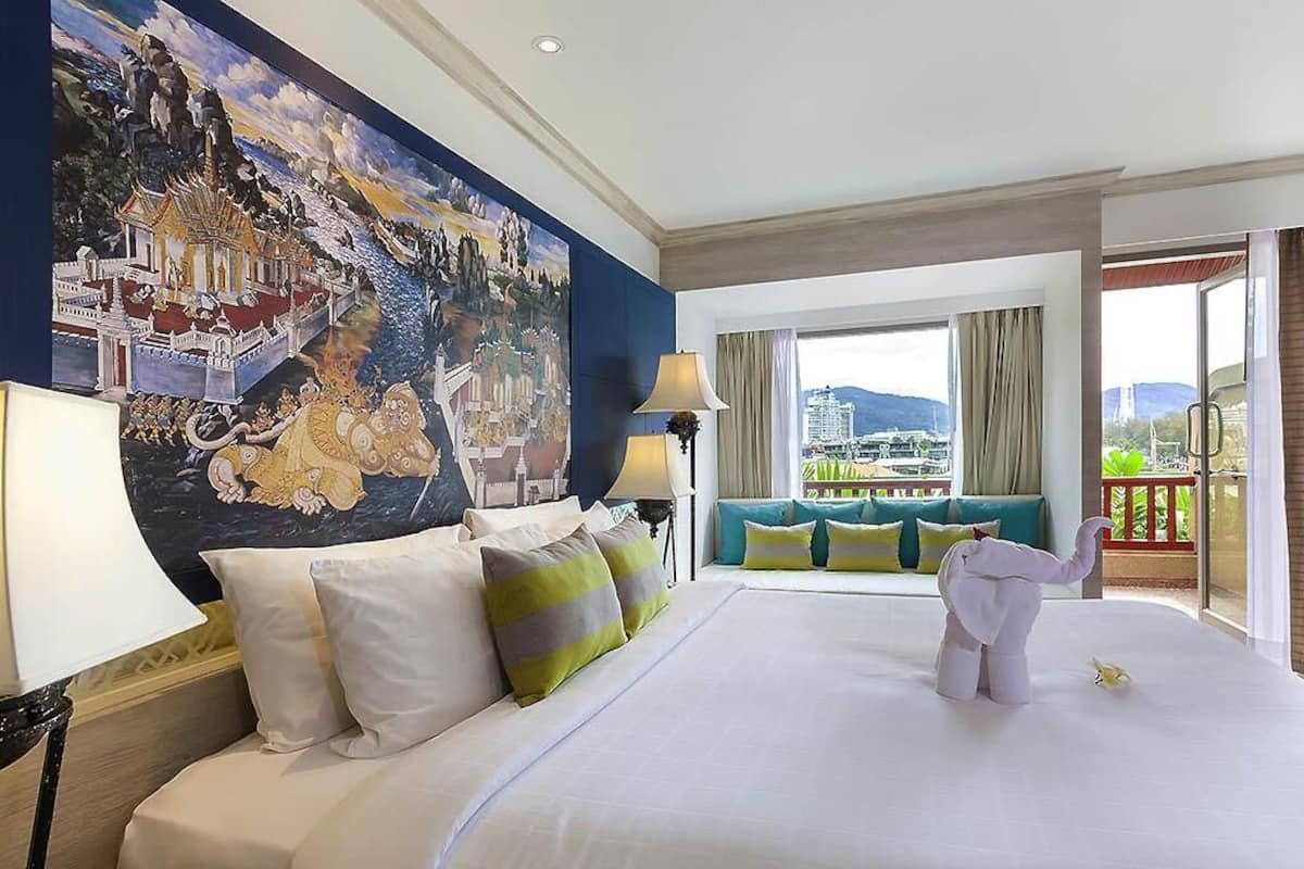 In-room safe, desk, laptop workspace, blackout curtains