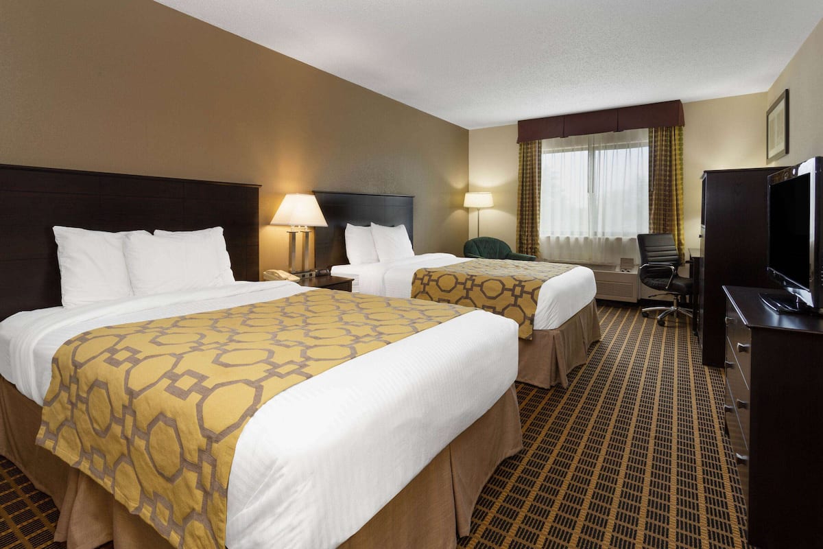 Room, 2 Queen Beds, Non Smoking | Desk, iron/ironing board, rollaway beds, free WiFi