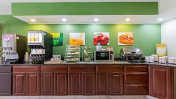 Free buffet breakfast