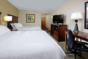 Room, 2 Queen Beds, Non Smoking | Premium bedding, pillow-top beds, in-room safe, desk