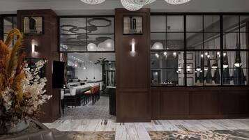 Frokost, lunsj og middag serveres