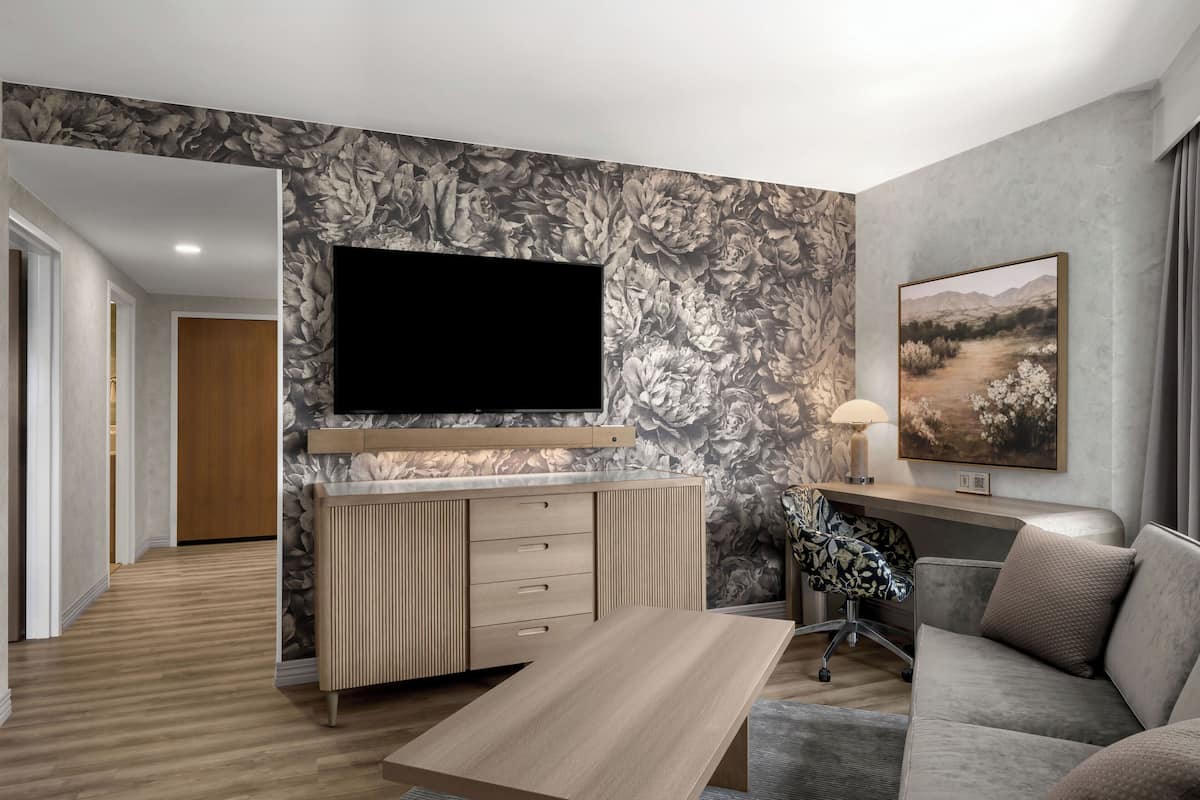 Flat-screen TV, pay films