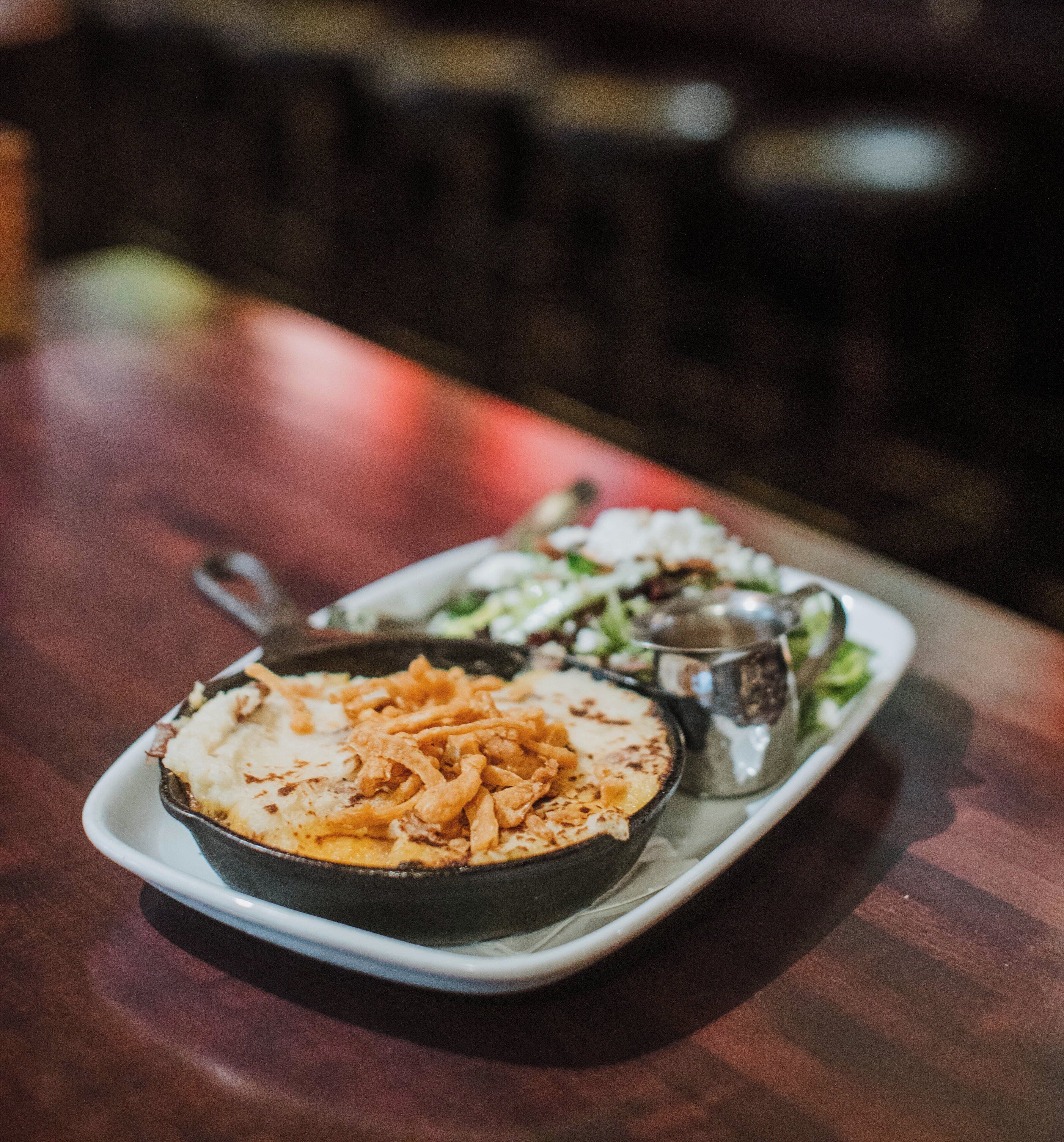 breakfast, lunch and dinner served