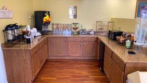 Petit déjeuner continental compris