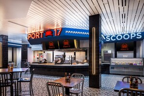 8 restaurants, breakfast, lunch, dinner served; local cuisine 