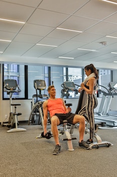 Fitness center at Fremont Hotel & Casino