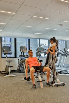 Fitness facility at Fremont Hotel & Casino