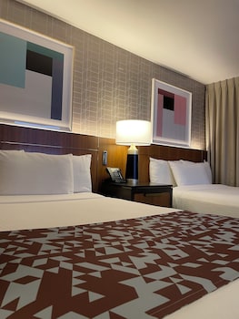 Deluxe Room, 2 Double Beds, Non Smoking | Premium bedding, in-room safe, desk, laptop workspace at Fremont Hotel & Casino