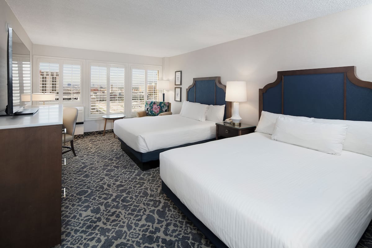 Deluxe Room, 2 Queen Beds, Non Smoking | In-room safe, iron/ironing board, rollaway beds, free WiFi