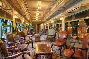 Lobby lounge at Main Street Station Hotel, Casino and Brewery