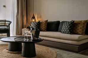 Zen Sea View Suite | Premium bedding, minibar, in-room safe, desk - Minos Palace Resort - Adults Only (Agios Nikolaos)