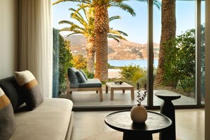 Zen Sea View Suite with Private Garden | View from room - Minos Palace Resort - Adults Only (Agios Nikolaos)