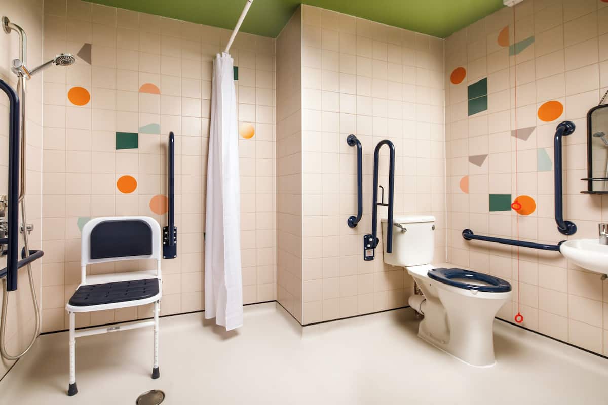 room, 1 double bed, accessible | bathroom | combined shower/bathtub, eco-friendly toiletries, hair dryer, towels