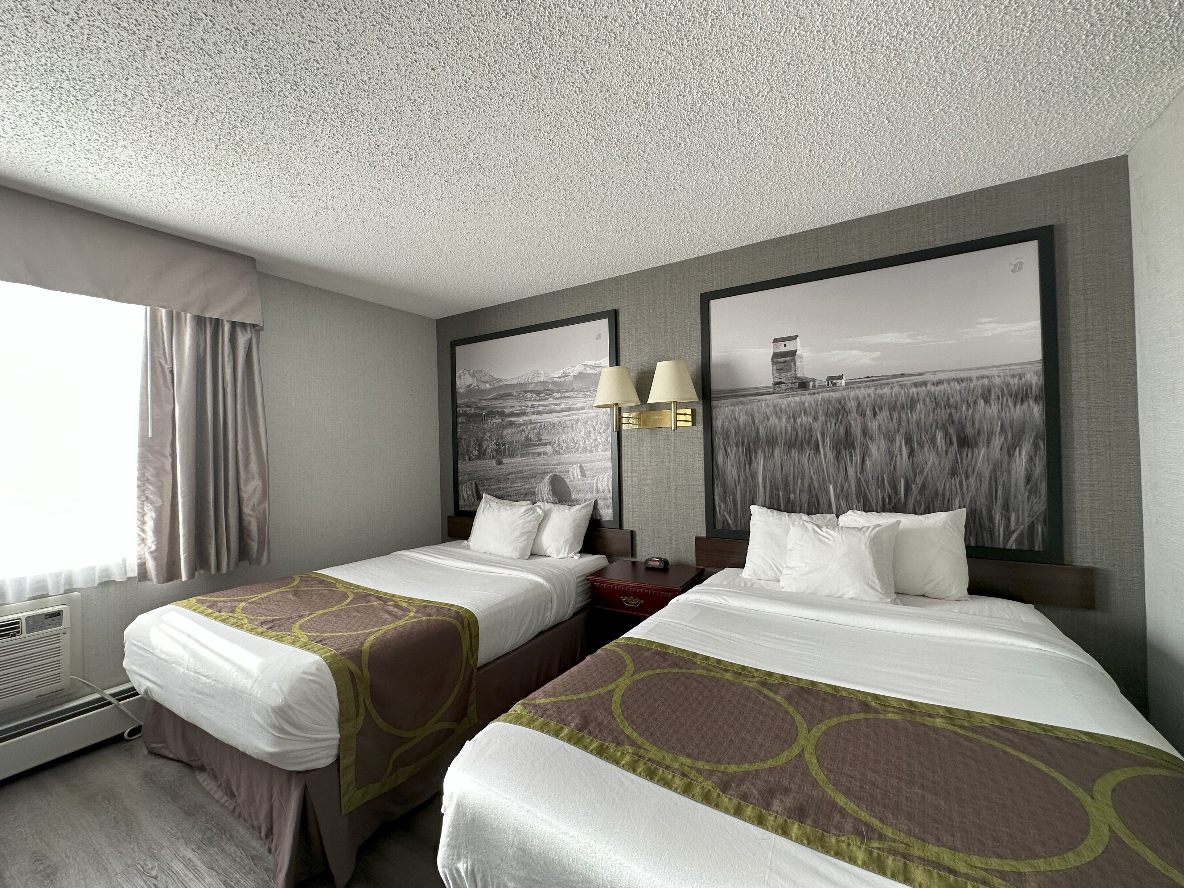 Room, 2 Double Beds, Non Smoking | Desk, blackout drapes, iron/ironing board, free cribs/infant beds