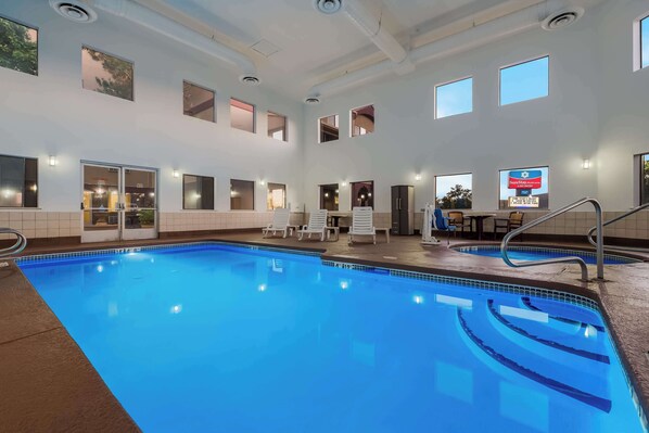 Indoor pool, outdoor pool