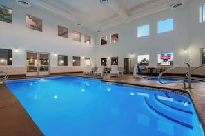 Indoor pool, outdoor pool