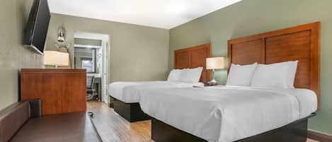 Chambre, 2 grands lits