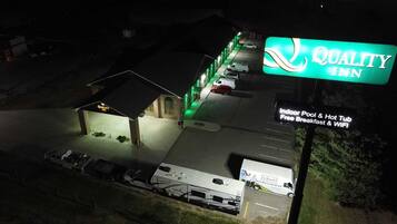 Front of property - evening/night