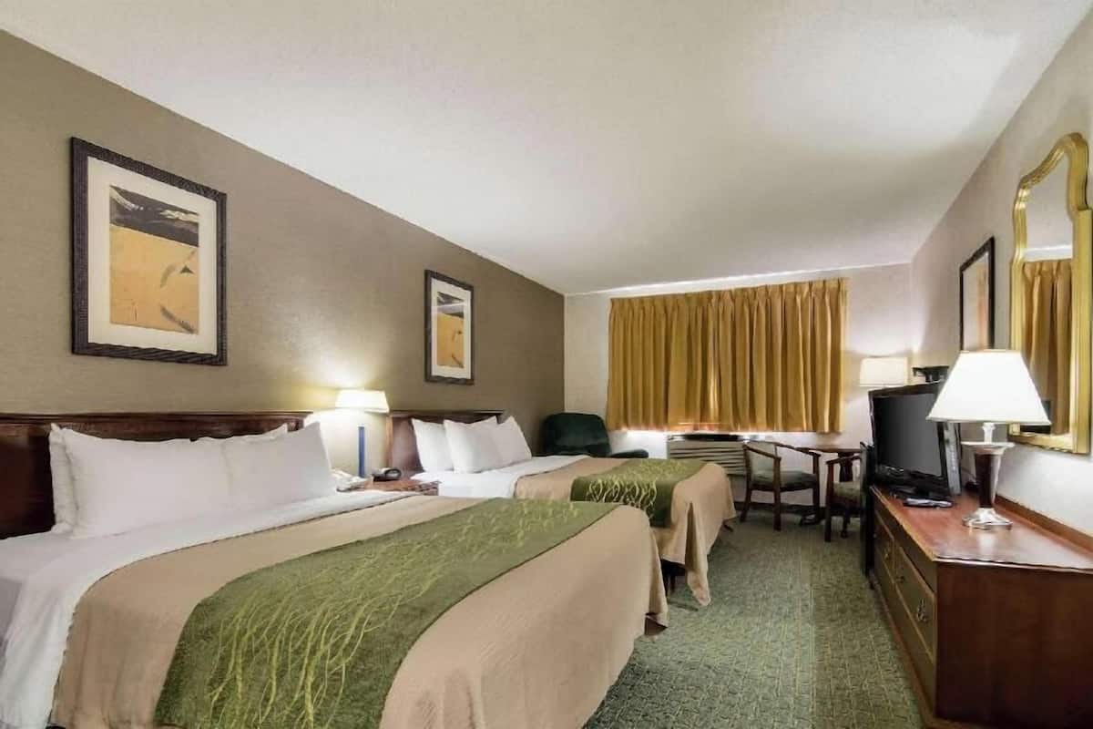 Laptop workspace, iron/ironing board, free WiFi, bed sheets