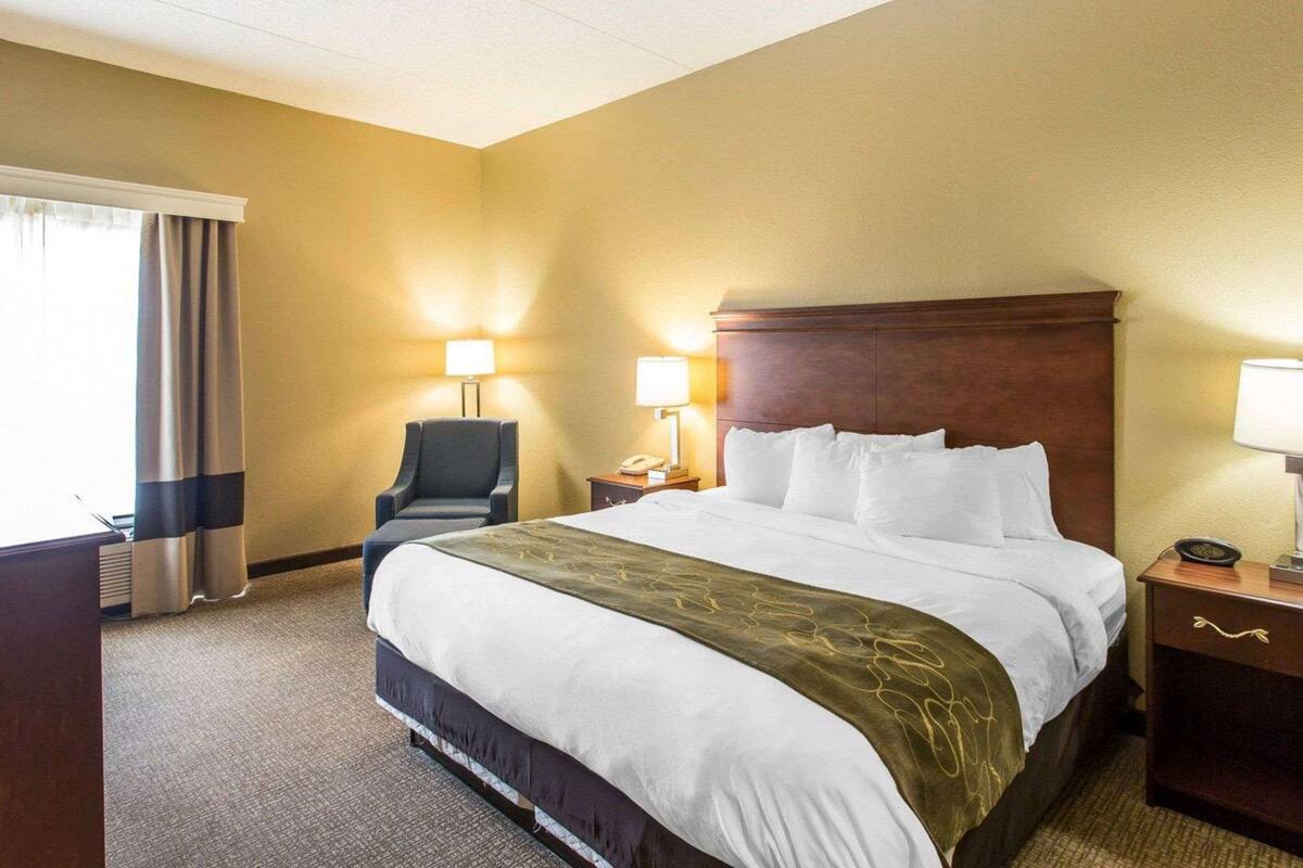 1 chambre, literie de qualité supérieure, surmatelas
