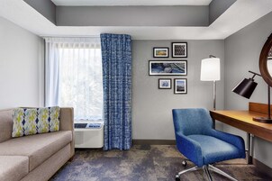 Premium bedding, down comforters, pillowtop beds, desk