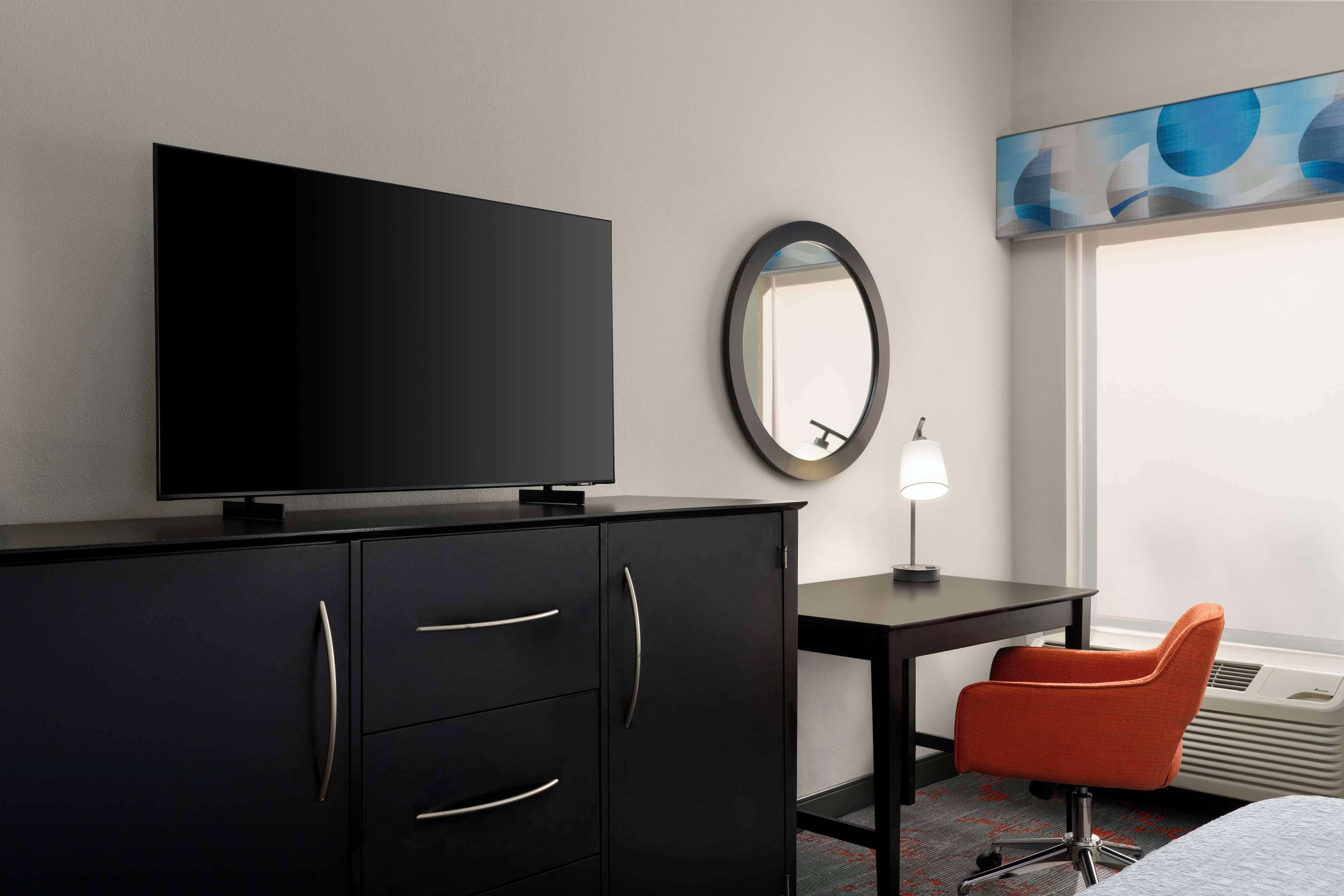 room, 1 king bed, accessible, non smoking | in-room safe, desk, laptop workspace, iron/ironing board