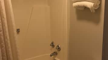 Hair dryer, towels