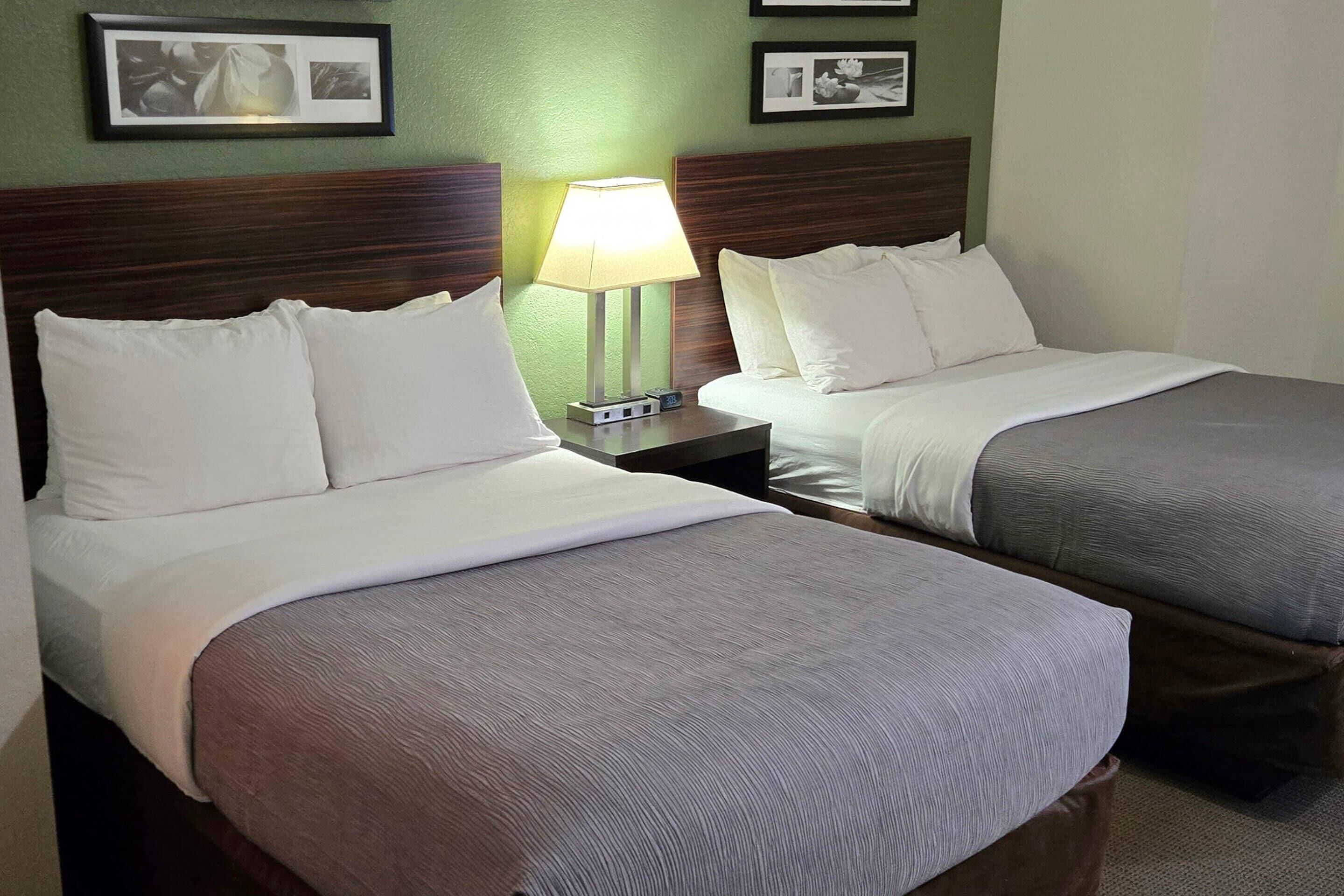 Dobbeltrom – standard, 2 dobbeltsenger, ikke-røyk | Skrivebord, strykejern/-brett og ekstrasenger (mot et tillegg)