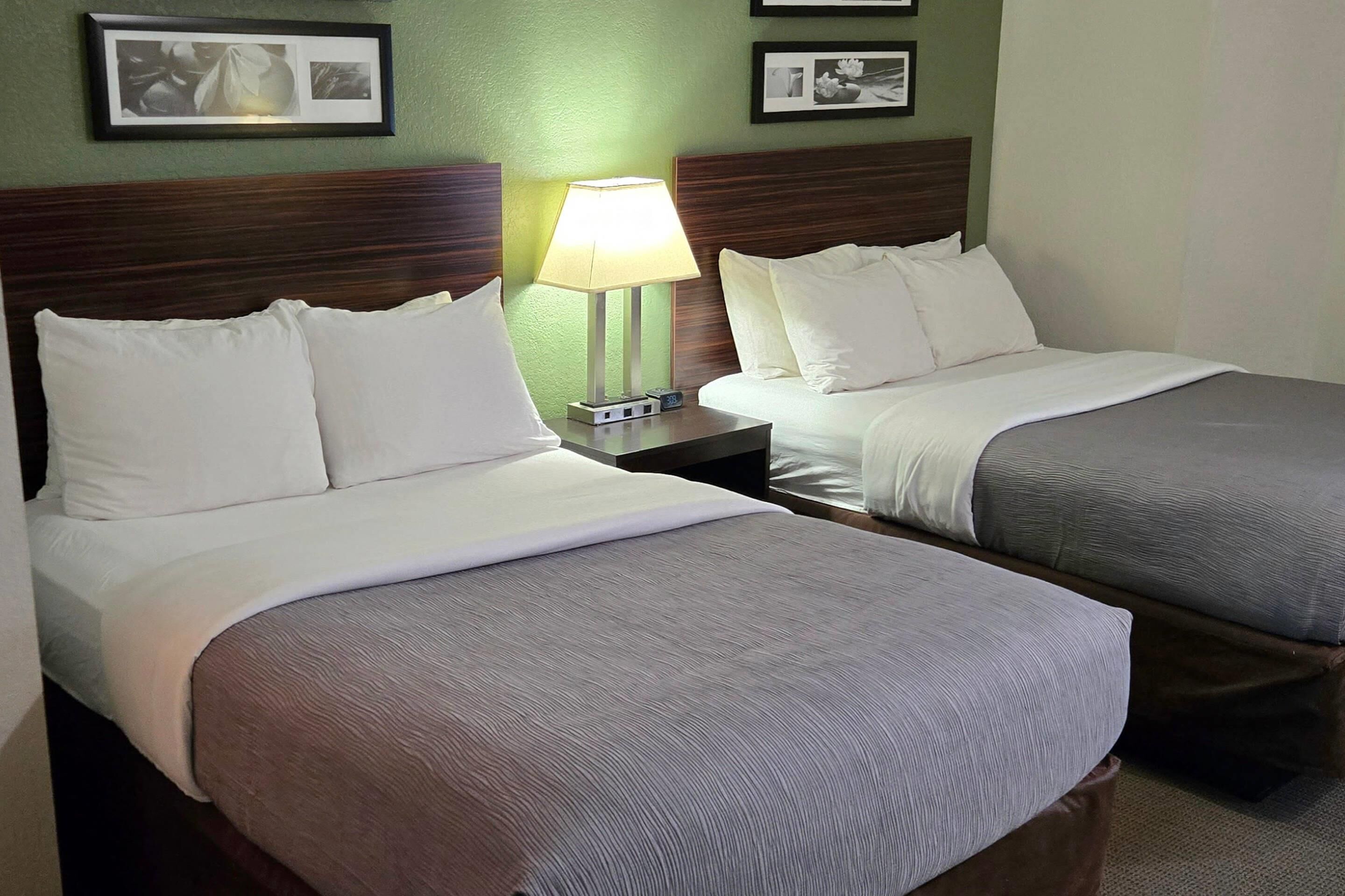 Dobbeltrom – standard, 2 dobbeltsenger, ikke-røyk | Skrivebord, strykejern/-brett og ekstrasenger (mot et tillegg)