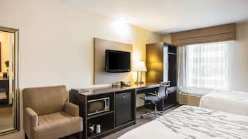 Standard Double Room, 2 Double Beds, Non Smoking | Desk, iron/ironing board, rollaway beds, free WiFi