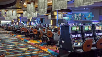 Experience a variety of gaming options in this well-designed area with easy access to slot machines.