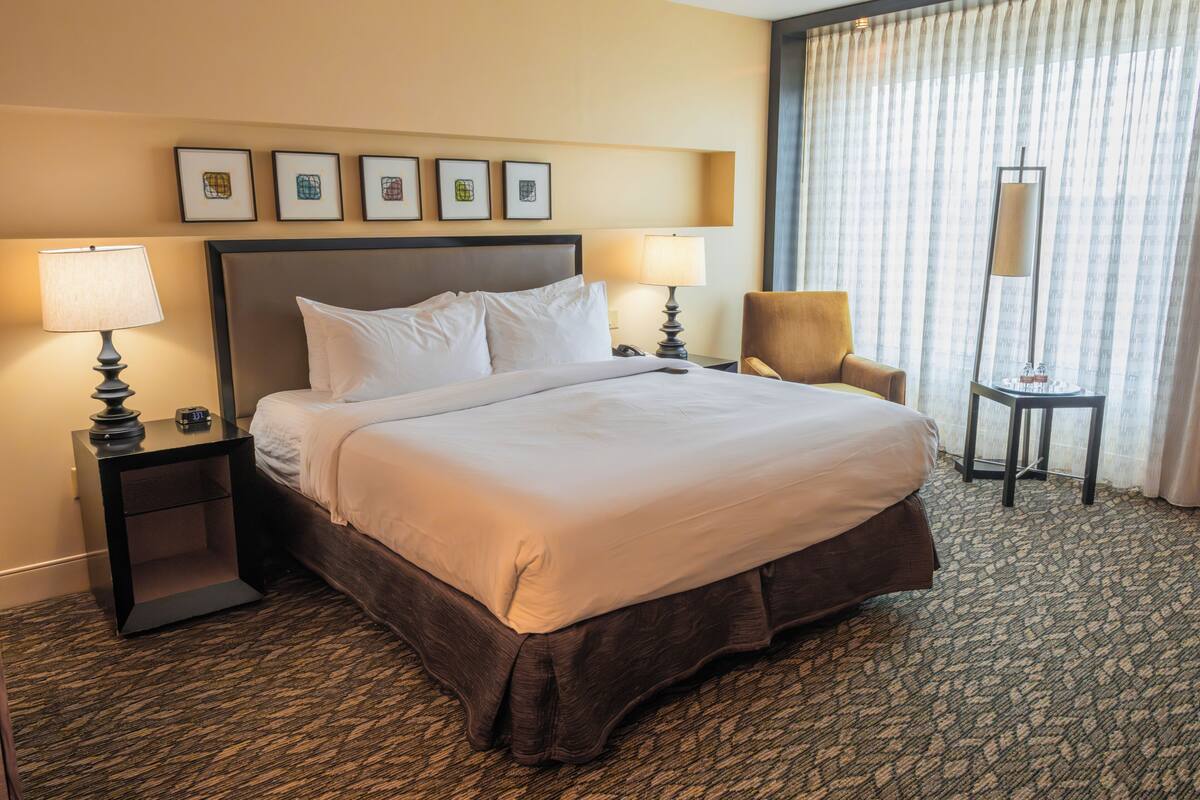 1 bedroom, hypo-allergenic bedding, in-room safe, desk