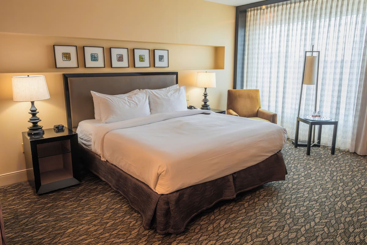 1 bedroom, hypo-allergenic bedding, in-room safe, desk