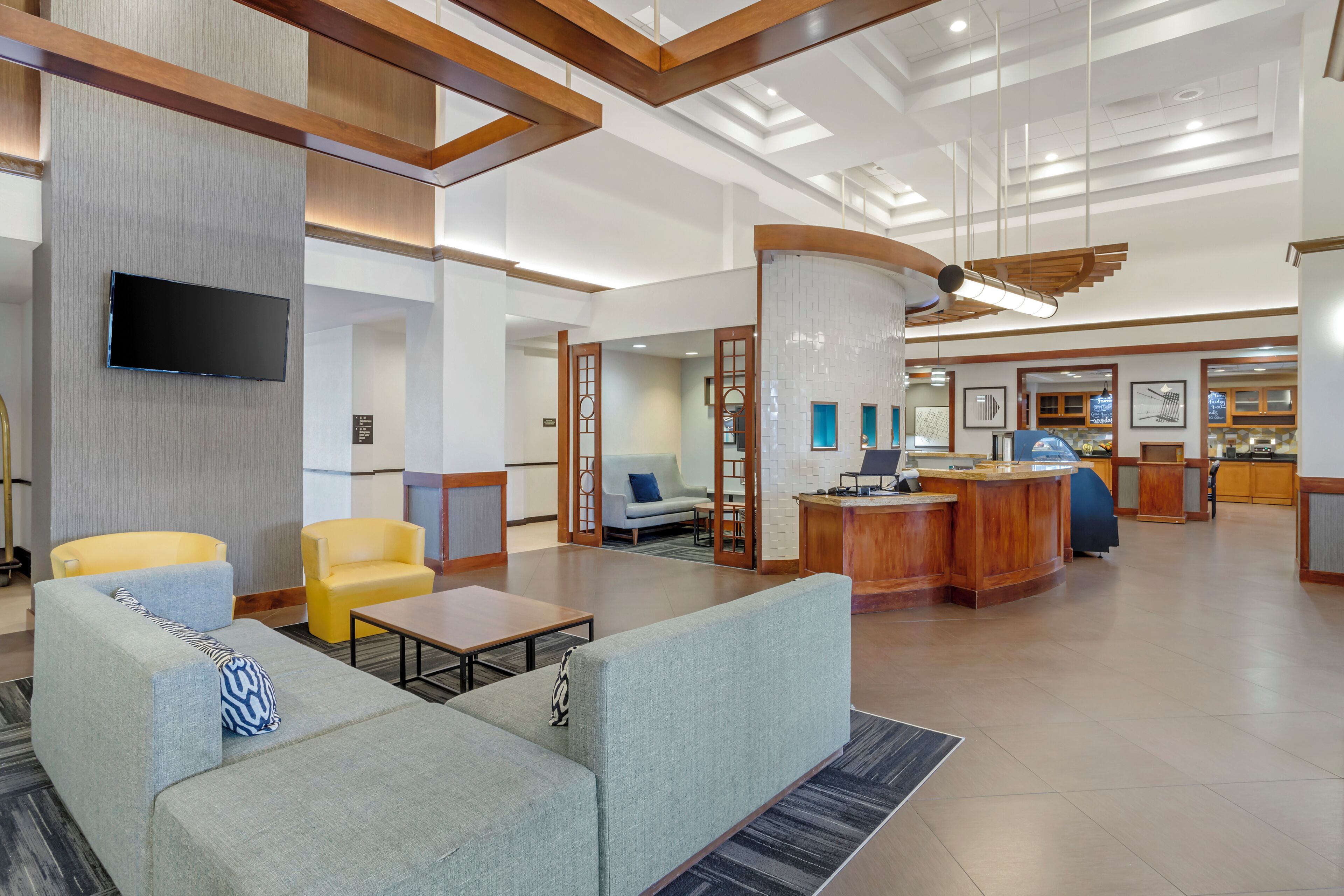 Sala de estar en el lobby