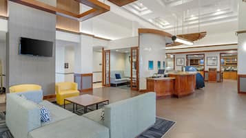 Sala de estar en el lobby