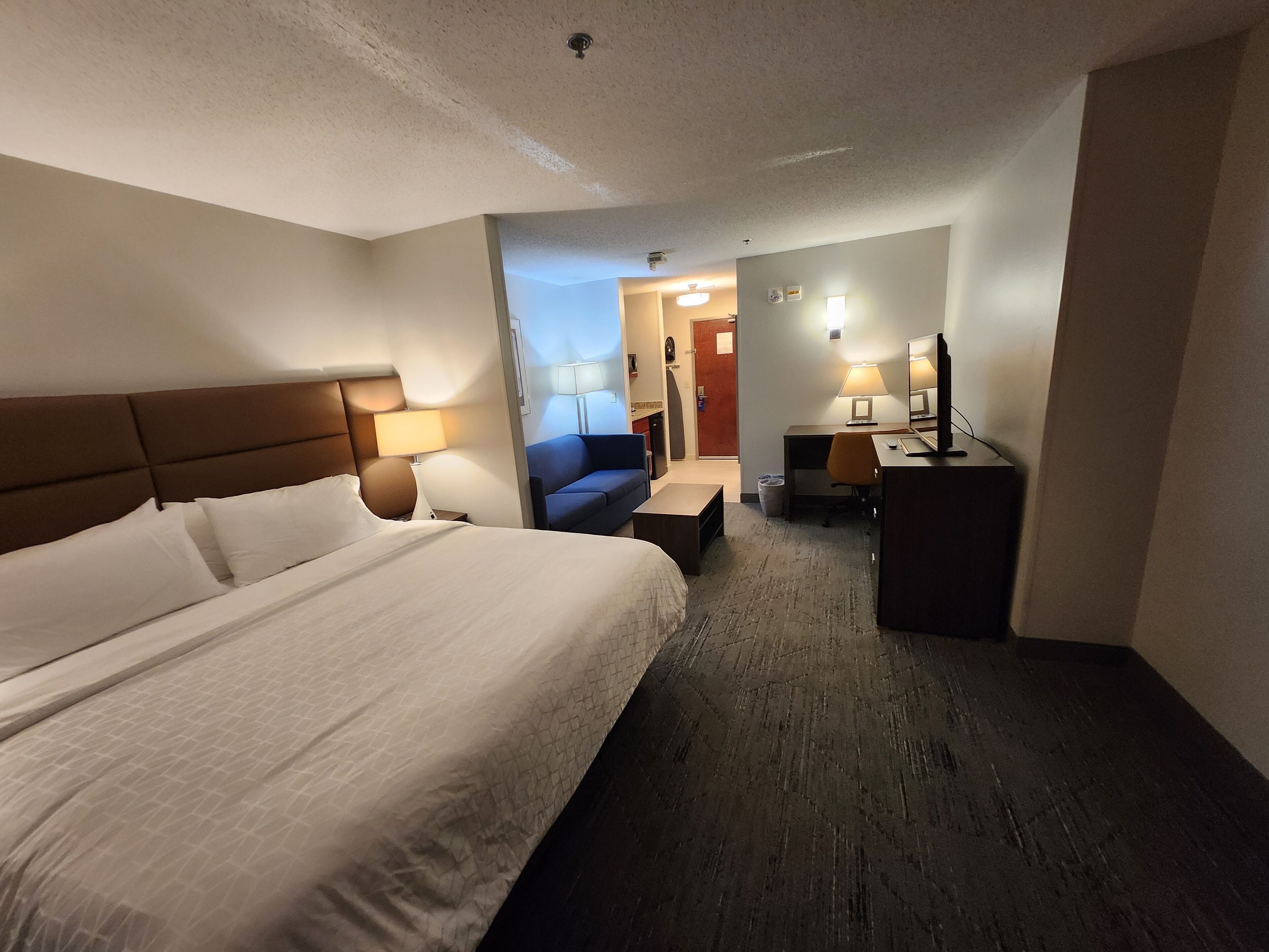 suite, 1 queen bed, fireplace | 1 bedroom, in-room safe, desk, laptop workspace