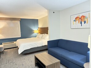 Suite, 1 King Bed | 1 bedroom, in-room safe, desk, laptop workspace