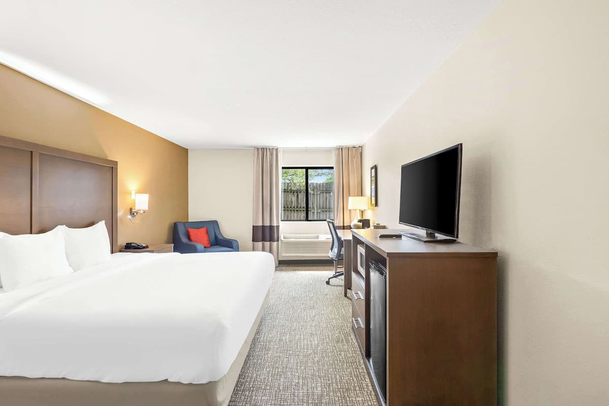 Desk, laptop workspace, iron/ironing board, free WiFi