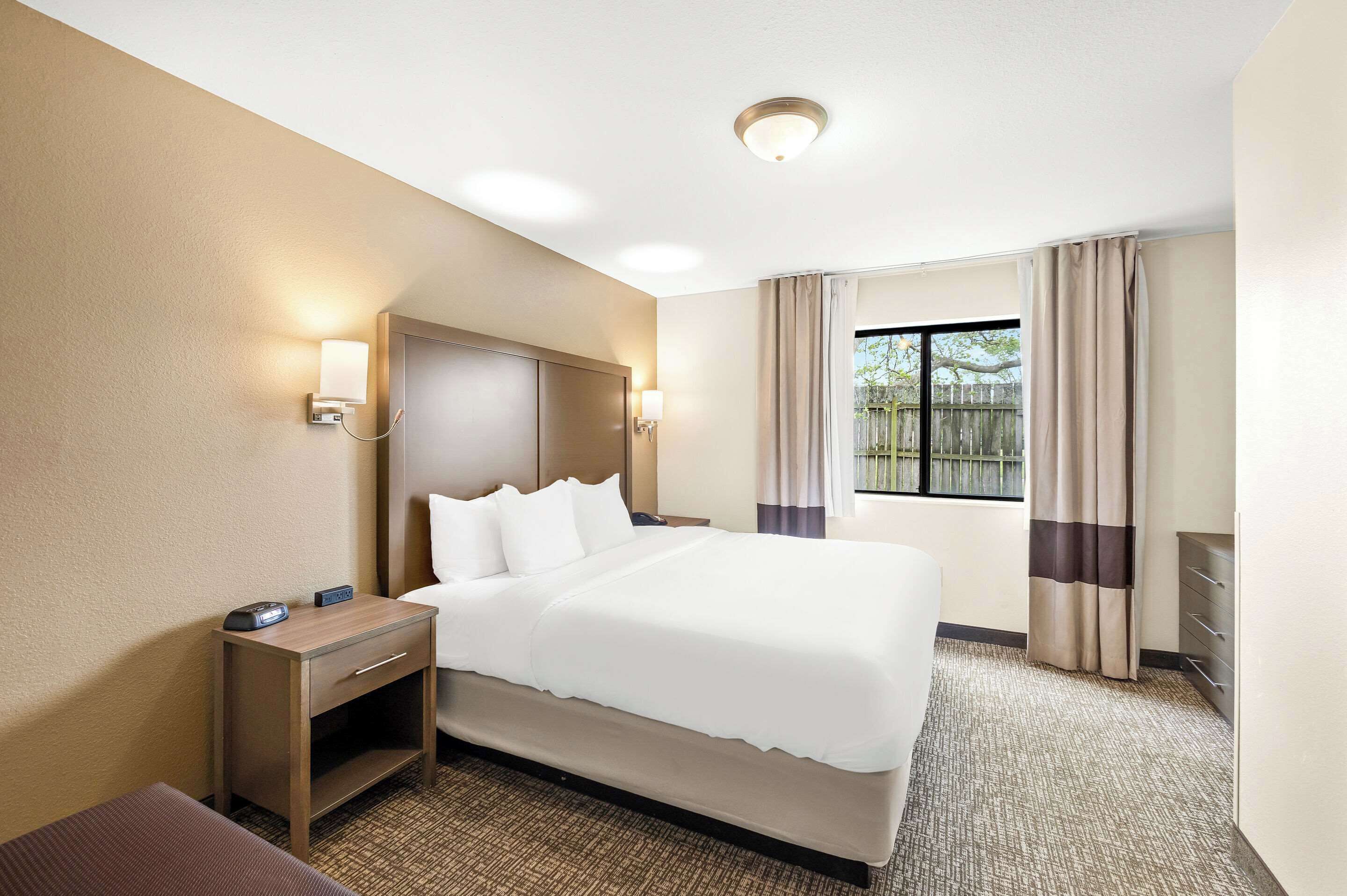 suite, 1 king bed with sofa bed, non smoking | desk, laptop workspace, iron/ironing board, free wifi