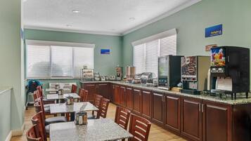 Free daily full breakfast