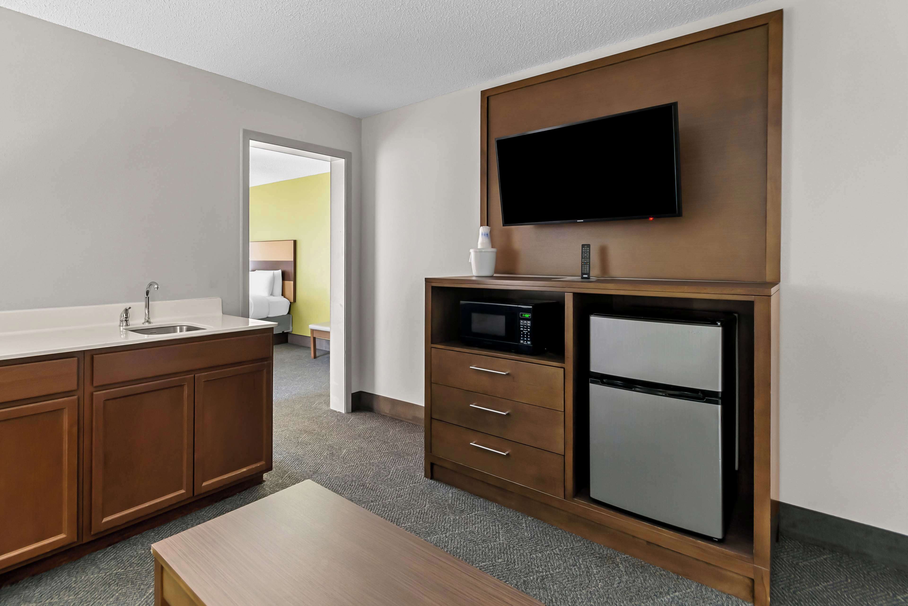 suite, 2 queen beds, non smoking, refrigerator & microwave (with sofabed) | in-room safe, desk, laptop workspace, iron/ironing board